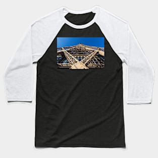 Eiffel Tower in Paris against clear blue sky Baseball T-Shirt